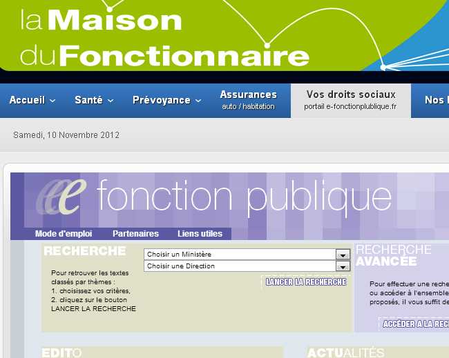 La maison du fonctionnaire : 